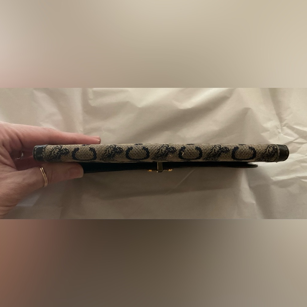 CELINE Vintage Horse Carriage Long Wallet – Archive Era. Made in Italy - Picture 13 of 14